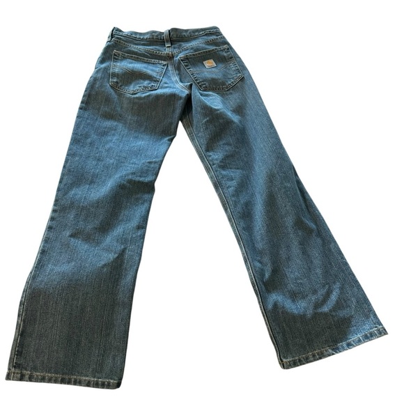 Carhartt women's size 28x30 straight leg jeans - Picture 2 of 3